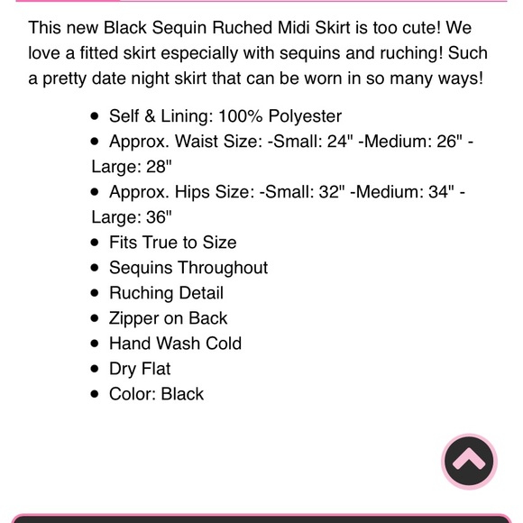 NWT Sequin Skirt (MIDI) - Picture 7 of 7